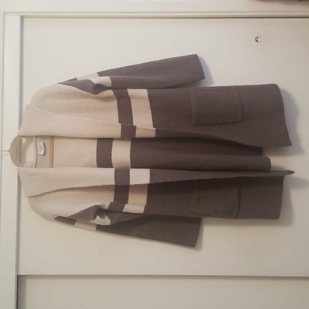 Dress Forum Long Sweater Cardigan with Hood